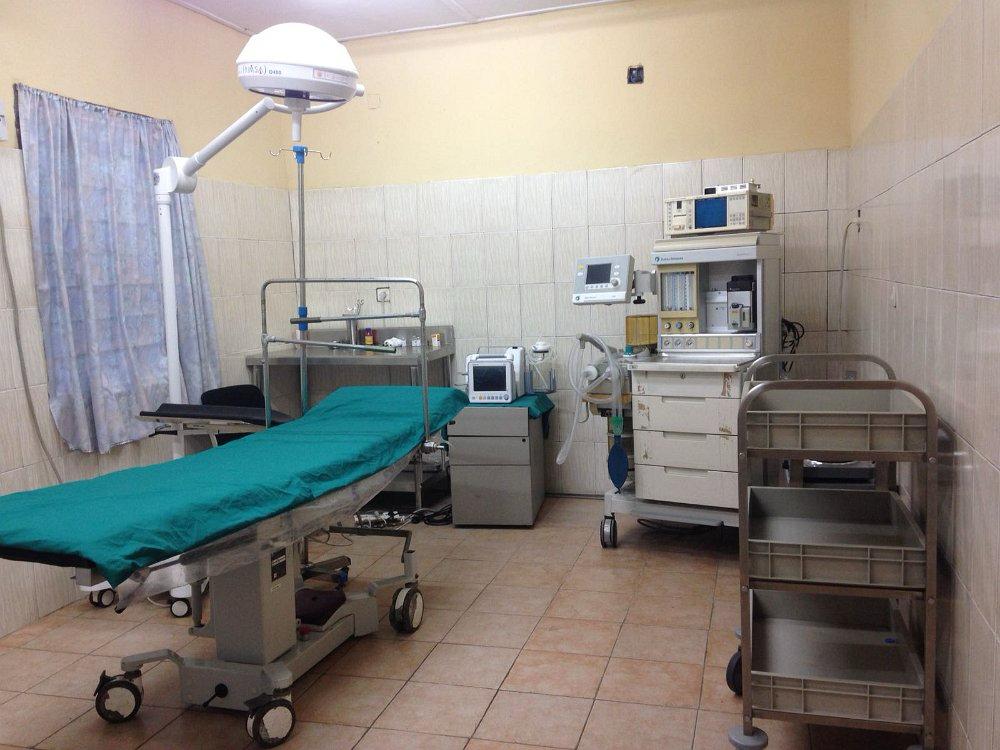 Sala operatoria dell'ospedale di Bagata